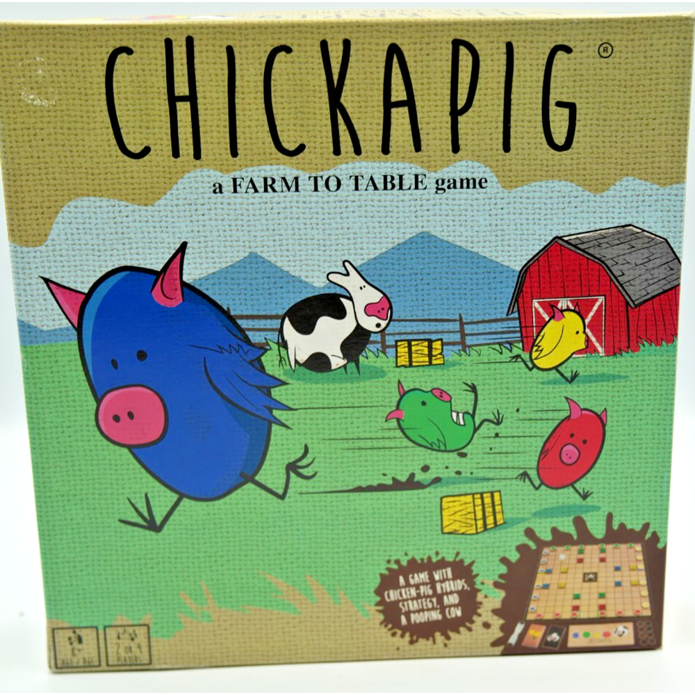 Chickapig Strategic Board Game‎ Family Friendly Game NEW & Sealed